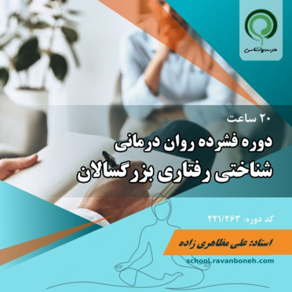 دوره فشرده روان درمانی شناختی رفتاری بزرگسالان - کد 221/263