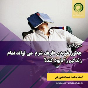 چطور خزیدن ظریف شرم  می تواند تمام زندگیم را نابود کند؟- کد 913/9131/16