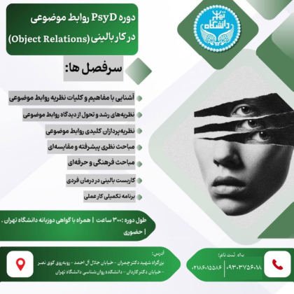 PsyD سای دی روابط موضوعی در کار بالینی