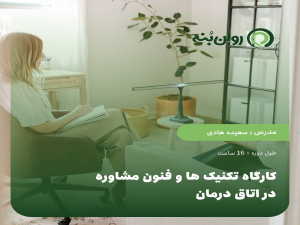 کارگاه تکنیک ها و فنون مشاوره در اتاق درمان