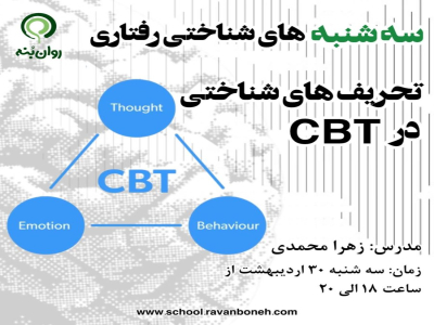 سه شنبه های شناختی رفتاری :تحریف های شناختی در CBT
