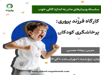 سلسله وبینار مادر به اندازه کافی خوب :کارگاه فرزندپروری: پرخاشگری کودکان