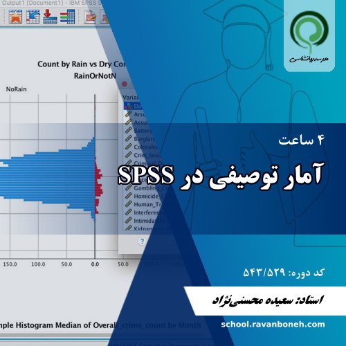 امار توصیفی در SPSS - کد 543/549