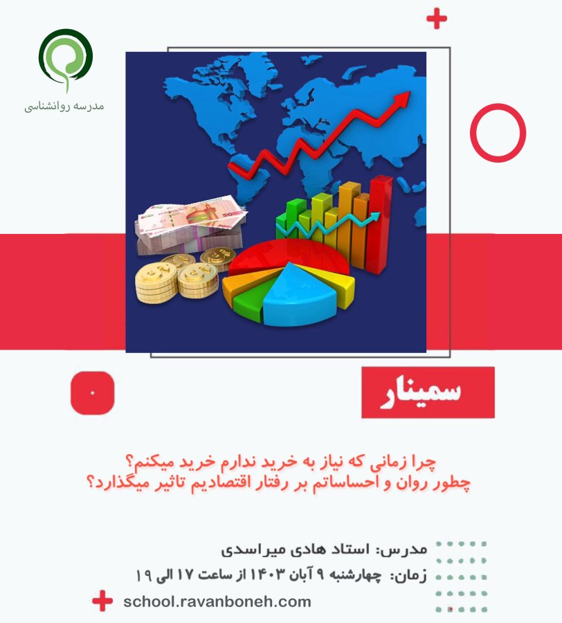 چرا زمانی که نیاز به خرید ندارم، خرید می‌کنم؟ چطور روان و احساساتم بر رفتار اقتصادیم تاثیر می‌گذارد؟ - کد 910/9123/69