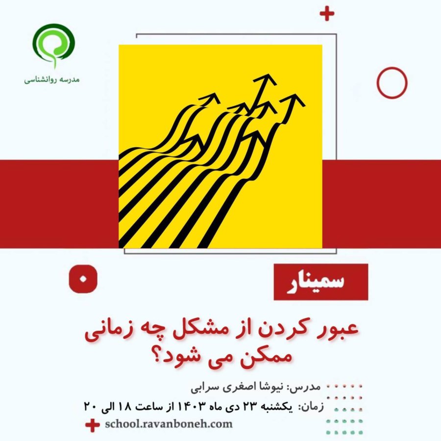 عبور کردن از مشکل چه زمانی ممکن می‌شود؟   - کد 913/9131/46